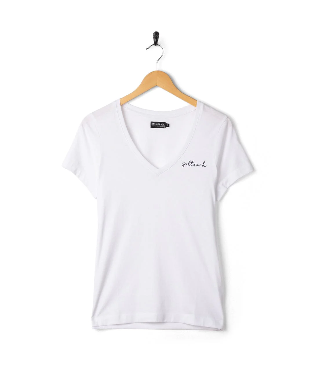 Velator - Womens Short Sleeve V-Neck T-Shirt - White - Image 6