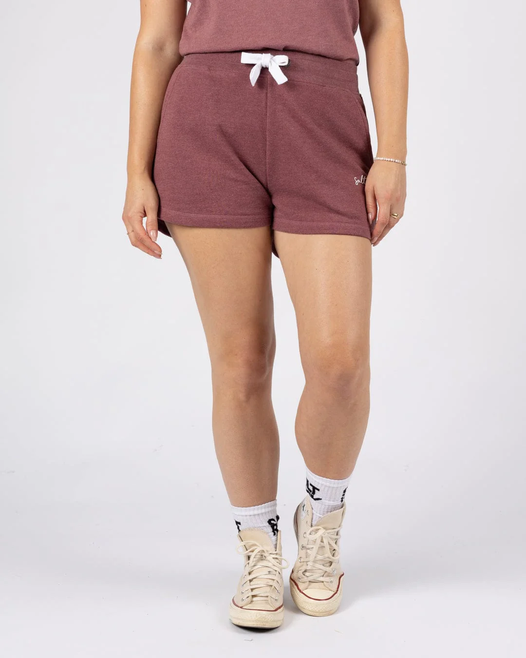 Velator - Womens Sweat Shorts - Dark Purple - Image 5