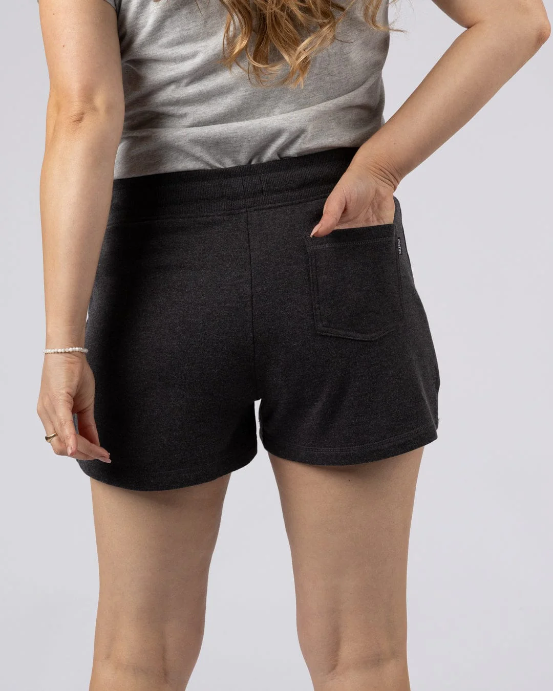 Velator  - Womens Sweat Short - Dark Grey - Image 4