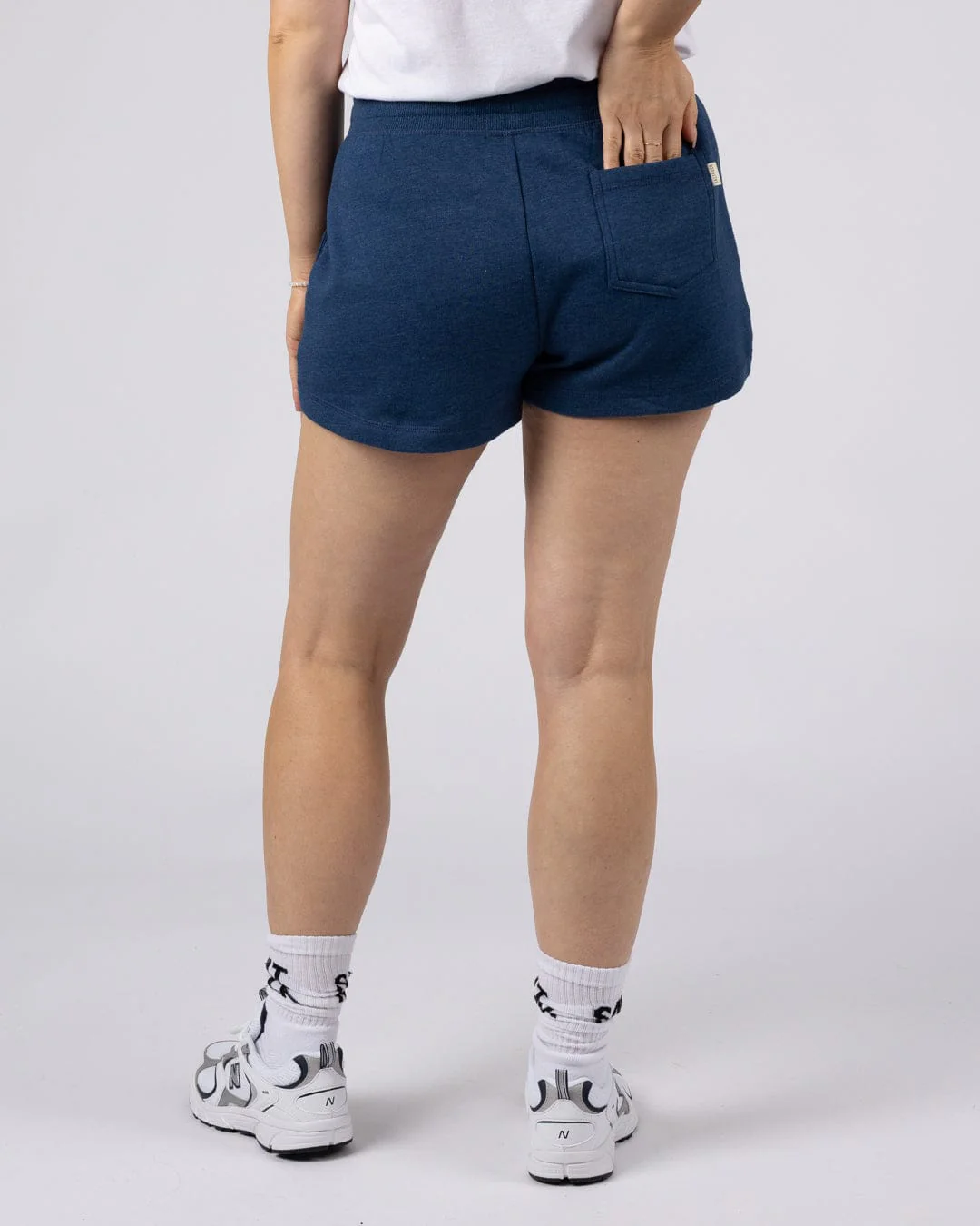 Velator - Womens Sweat Shorts - Blue Marl - Image 5