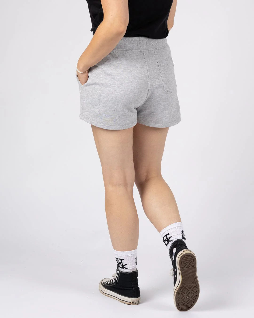 Velator - Womens Sweat Short - Grey - Image 5