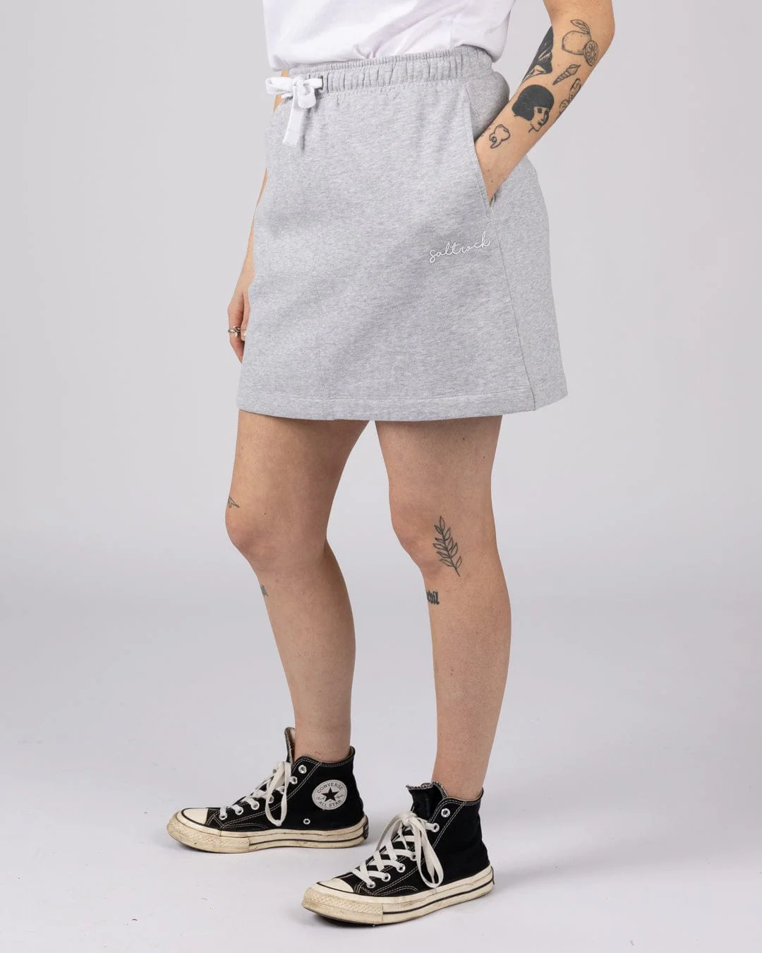 Velator - Womens Sweat Skirt - Grey