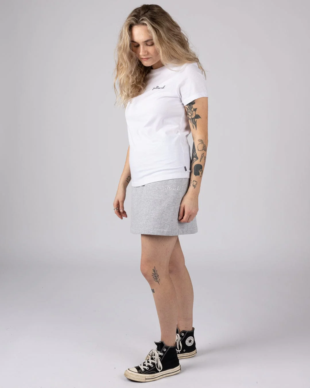 Velator - Womens Sweat Skirt - Grey - Image 2