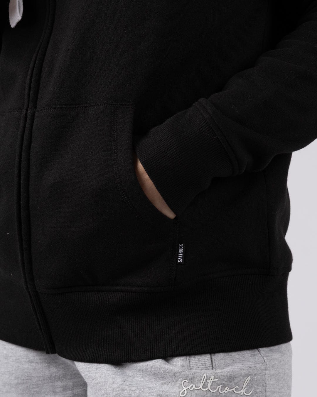 Velator - Womens Zip Hoodie - Black - Image 9