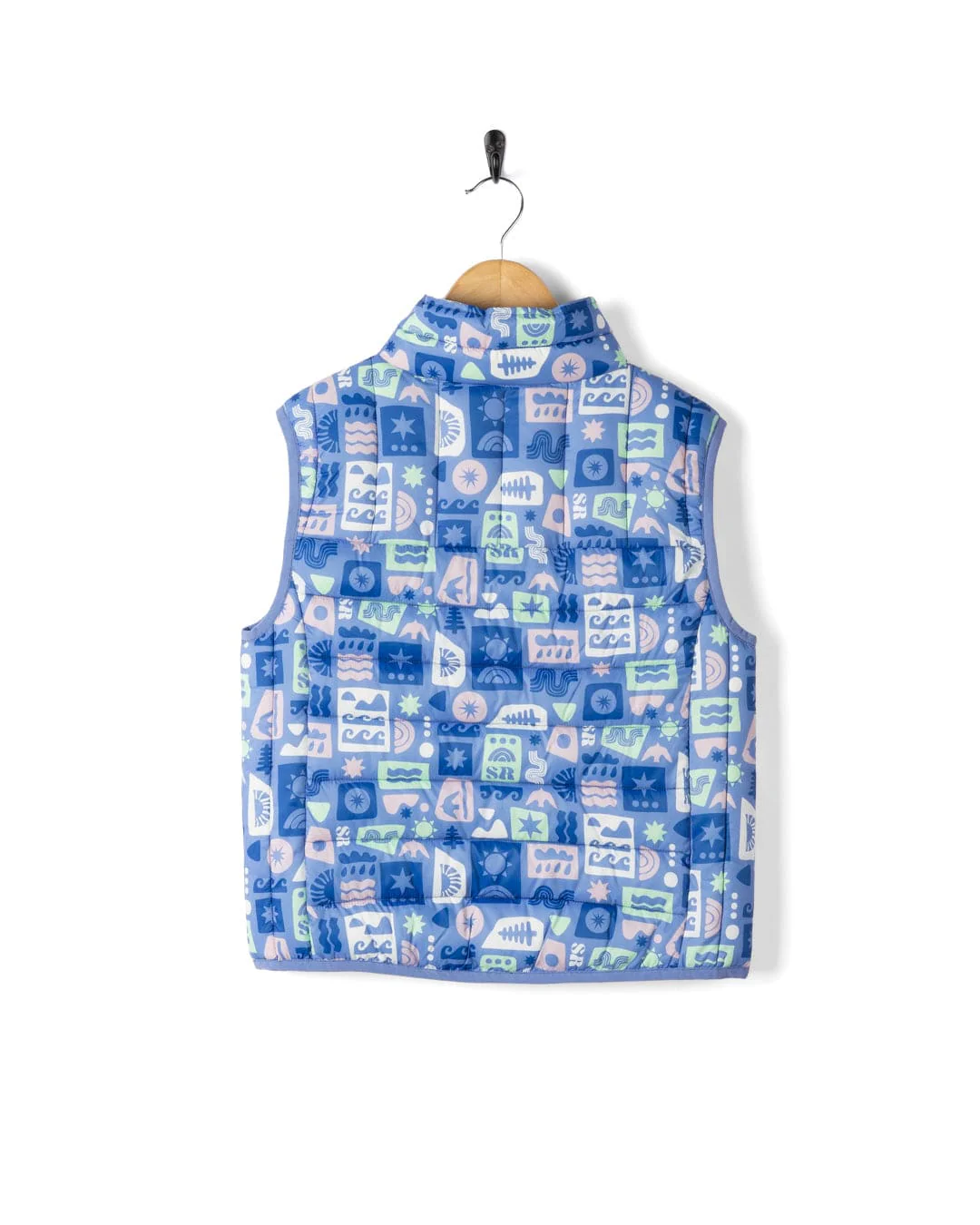 Venture - Kids Water Resistant Gilet - Blue - Image 3