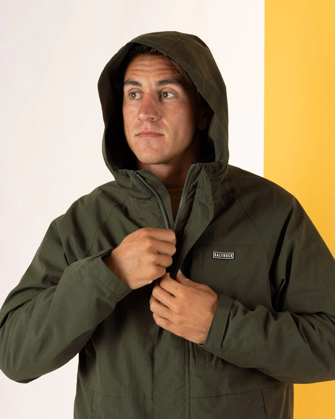 Verses - Mens Water Resistant 3 in 1 Jacket - Green - Image 10
