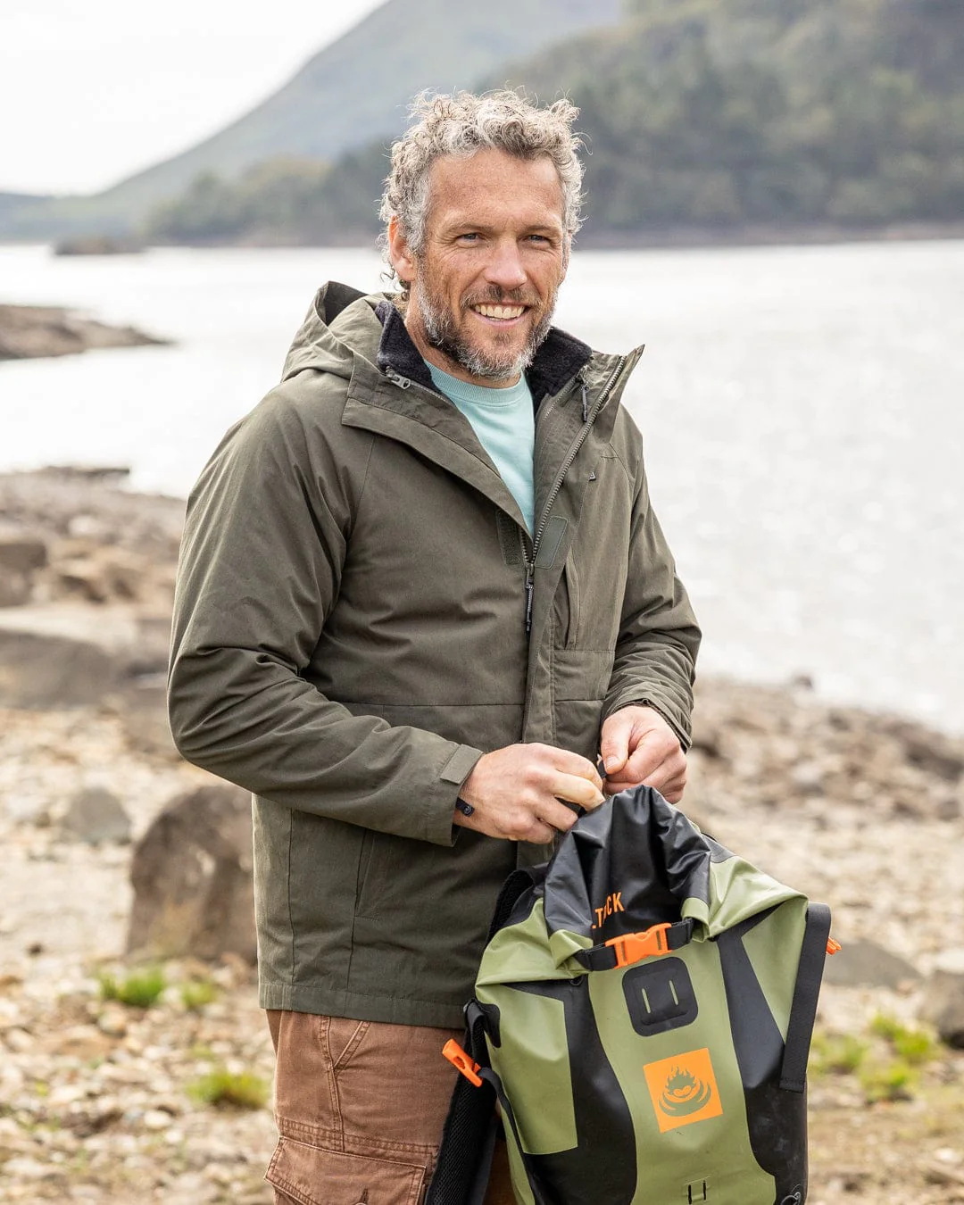 Verses - Mens Water Resistant 3 in 1 Jacket - Green - Image 2