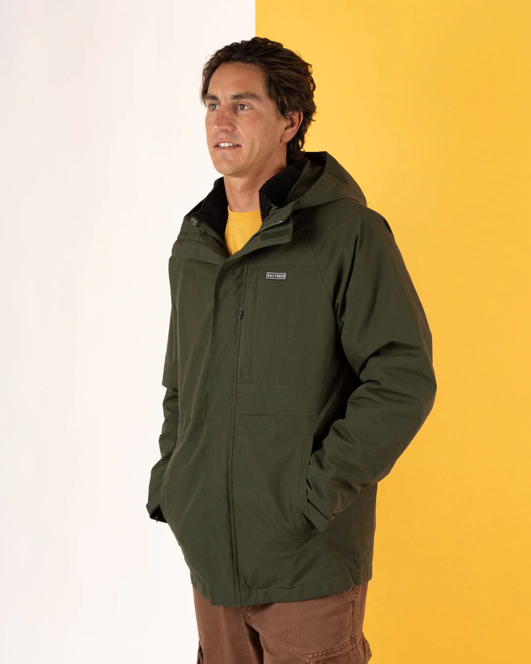 Verses - Mens Water Resistant 3 in 1 Jacket - Green - Image 23