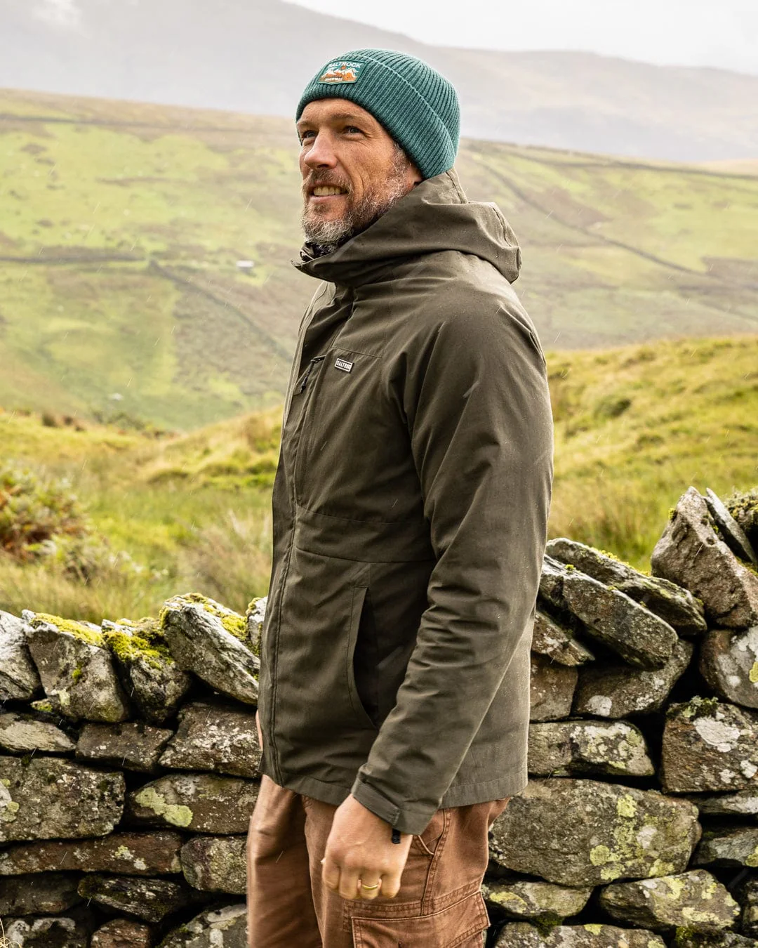 Verses - Mens Water Resistant 3 in 1 Jacket - Green - Image 8