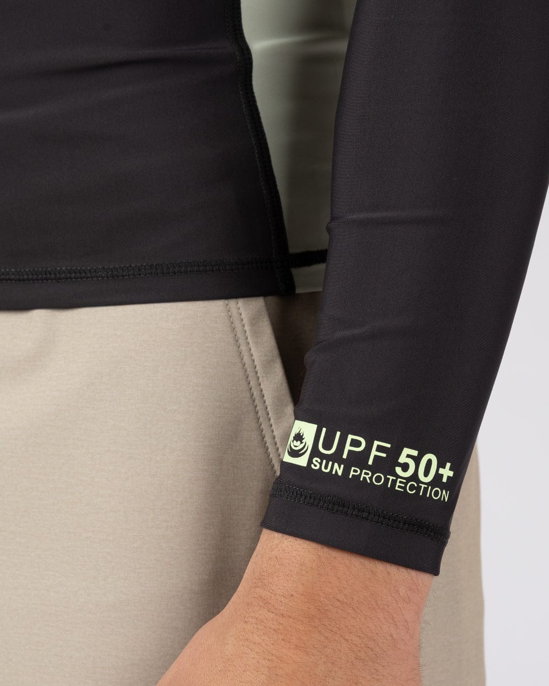 Warp Surf - Mens Long Sleeve Rashvest - Dark Grey - Image 10