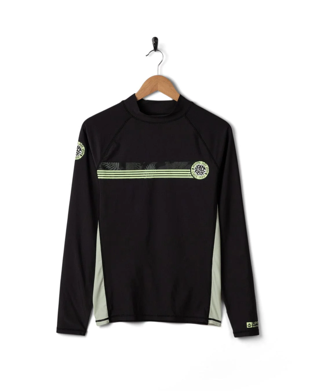 Warp Surf - Mens Long Sleeve Rashvest - Dark Grey - Image 11