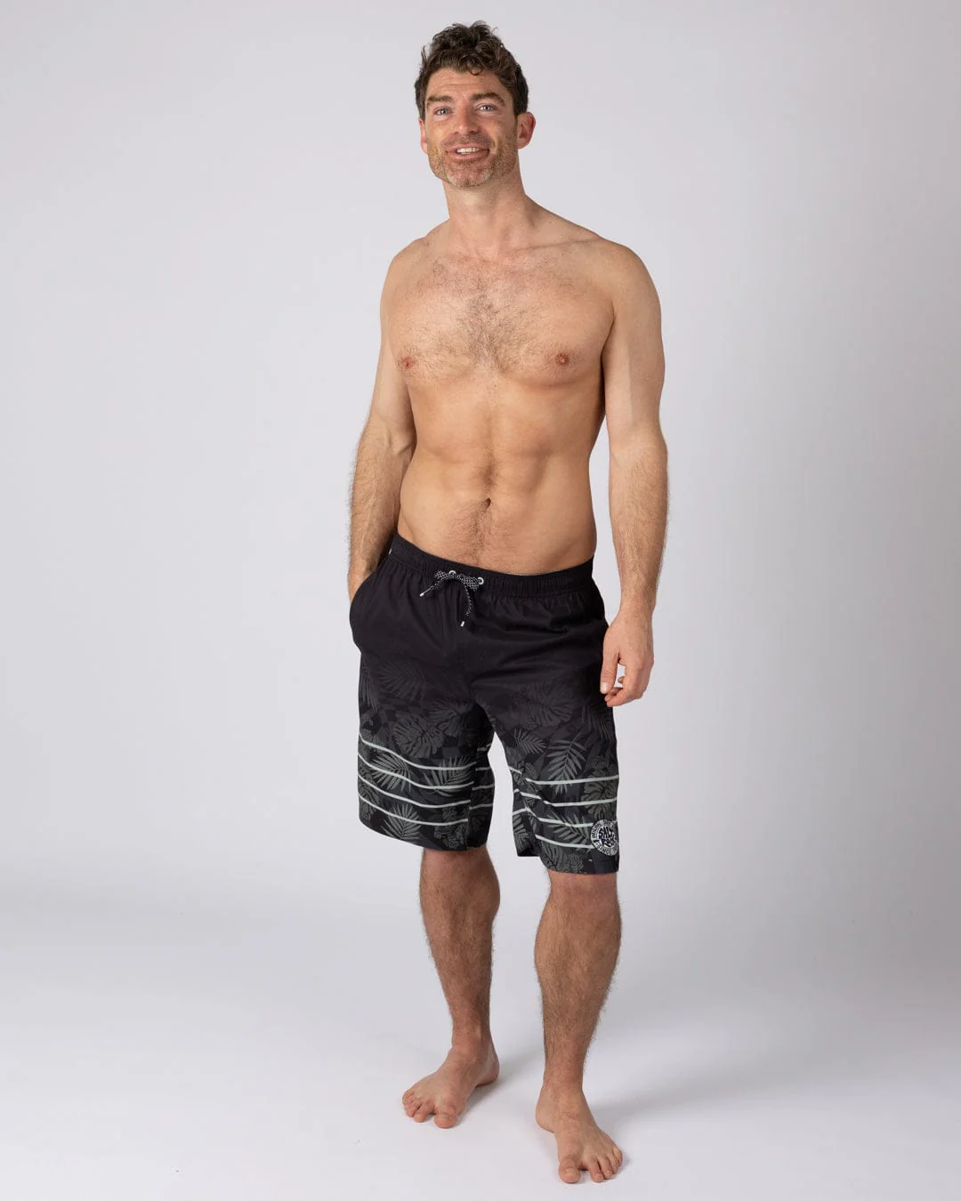 Warp Surf - Mens BoardShort - Dark Grey - Image 4