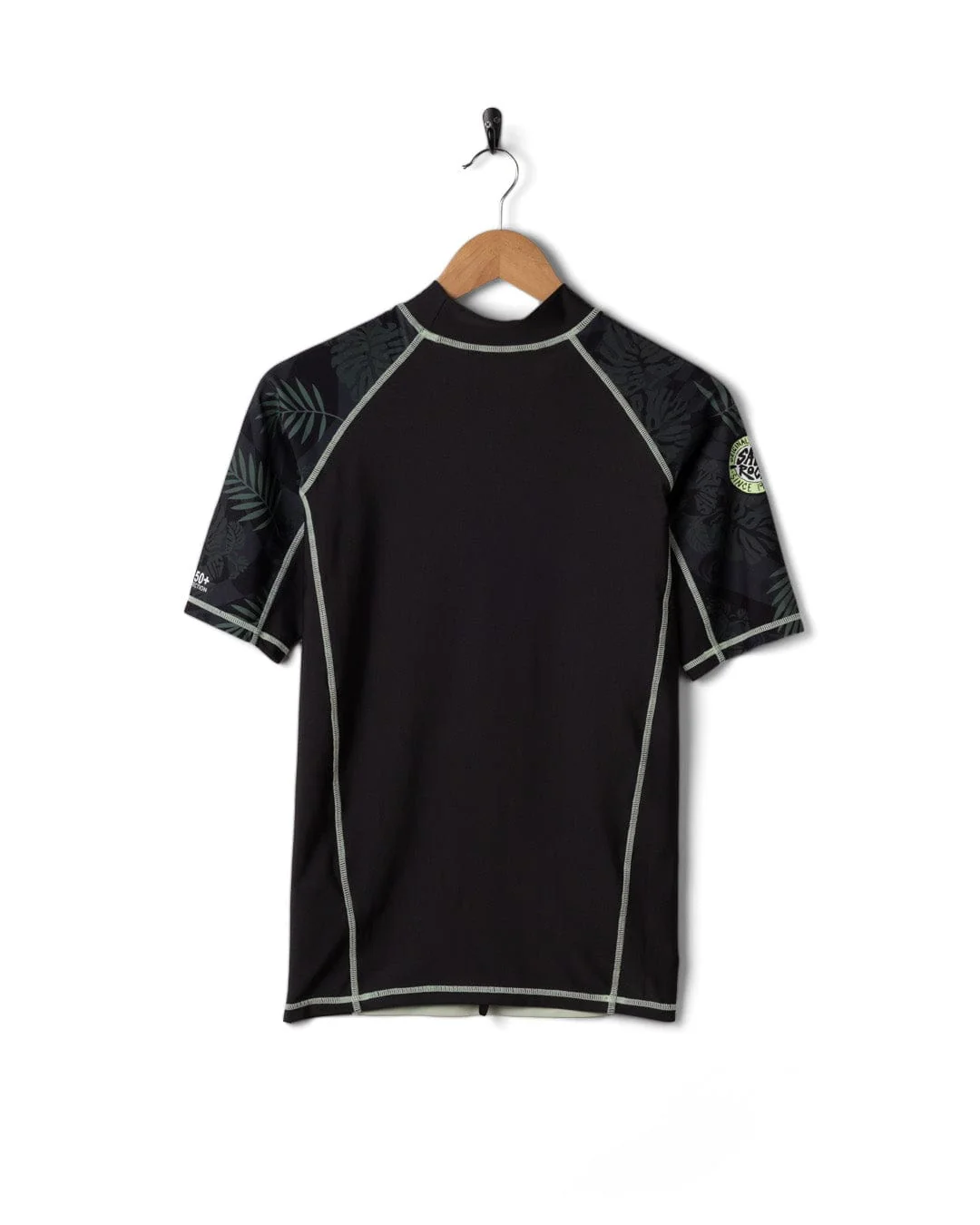 Warp Surf - Mens Short Sleeve Rashvest - Light Green - Image 9