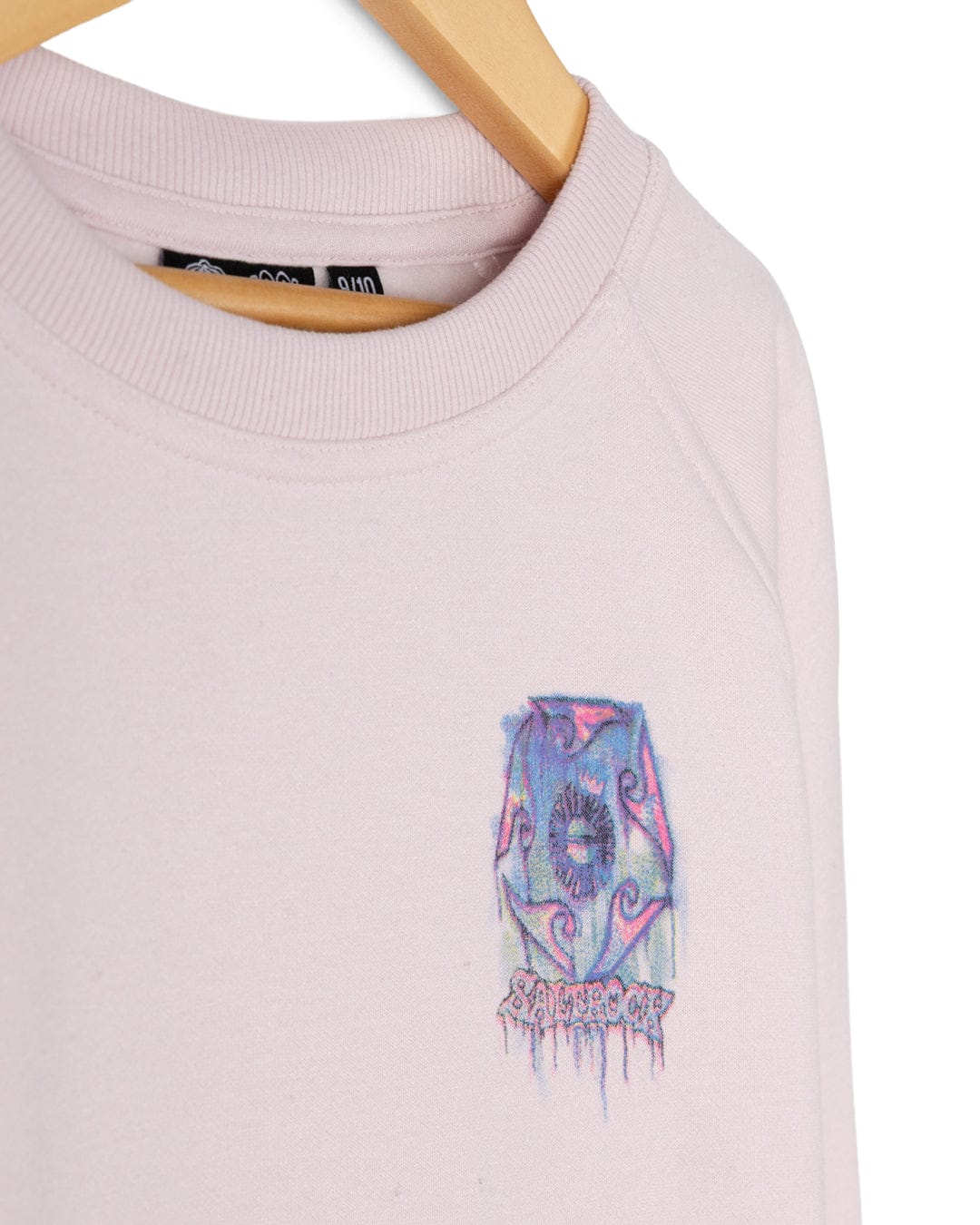 Wave Running - Kids Sweatshirt - Purple - Image 3