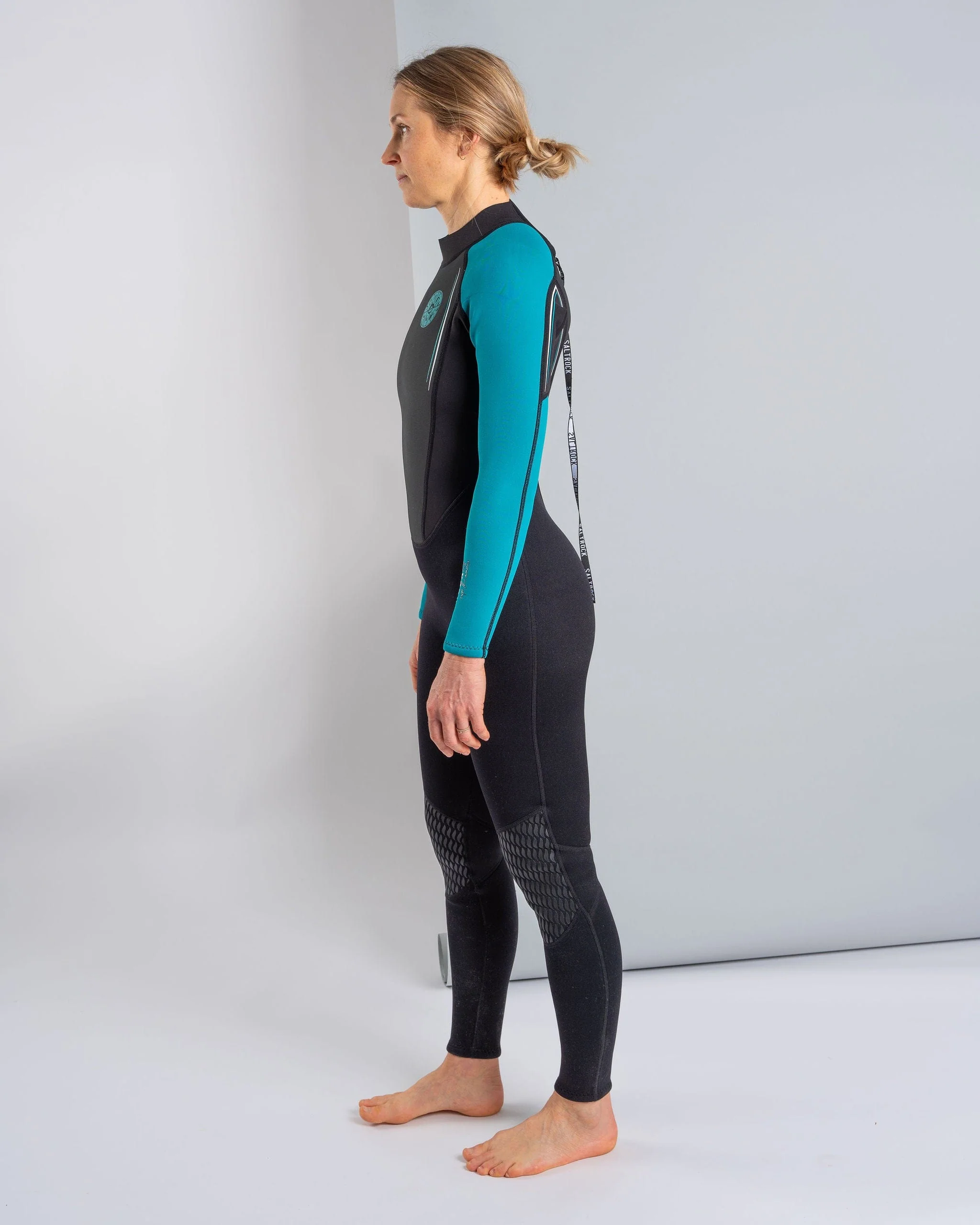 Womens 3/2 Core Full Wetsuit - Turquoise - Image 13