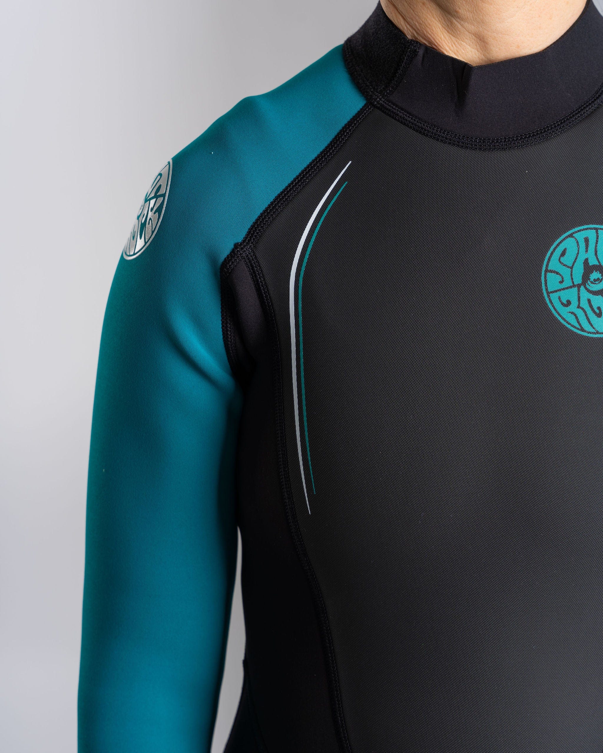 Womens 3/2 Core Full Wetsuit - Turquoise - Image 14