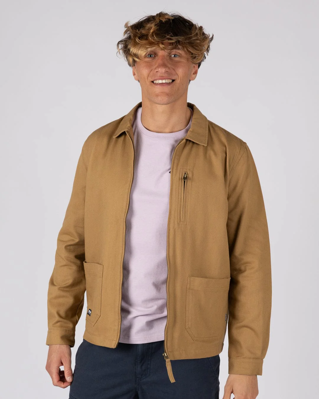 Wyatt Origins - Mens Casual Jacket - Brown - Image 2