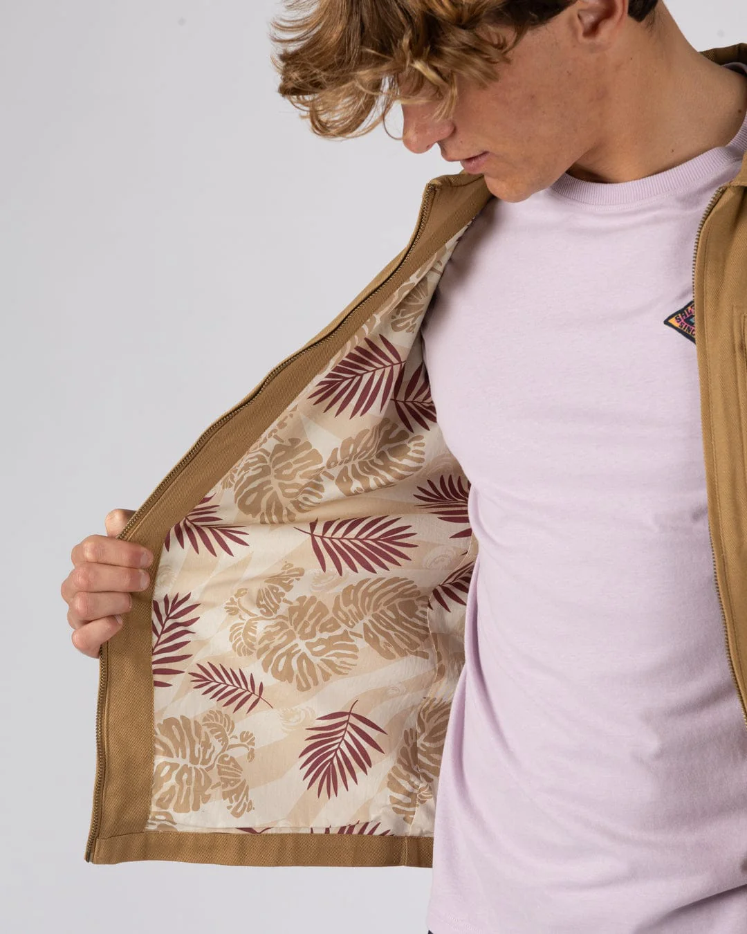 Wyatt Origins - Mens Casual Jacket - Brown - Image 5