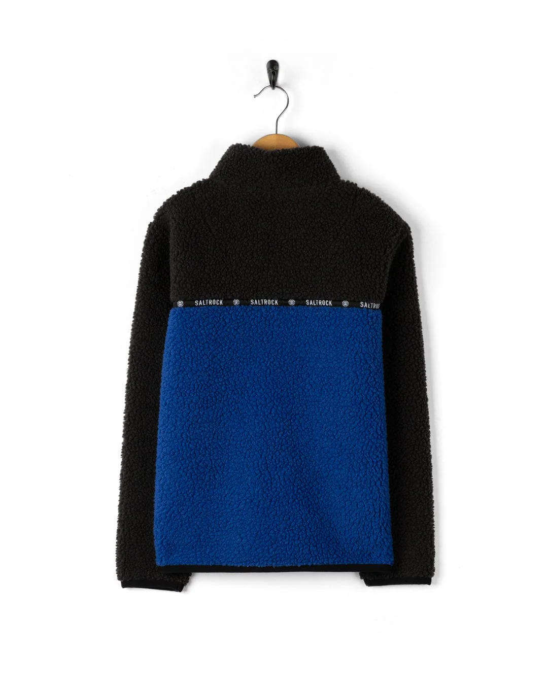 Wye 2 - Kids Zip Fleece - Grey/Blue - Image 5