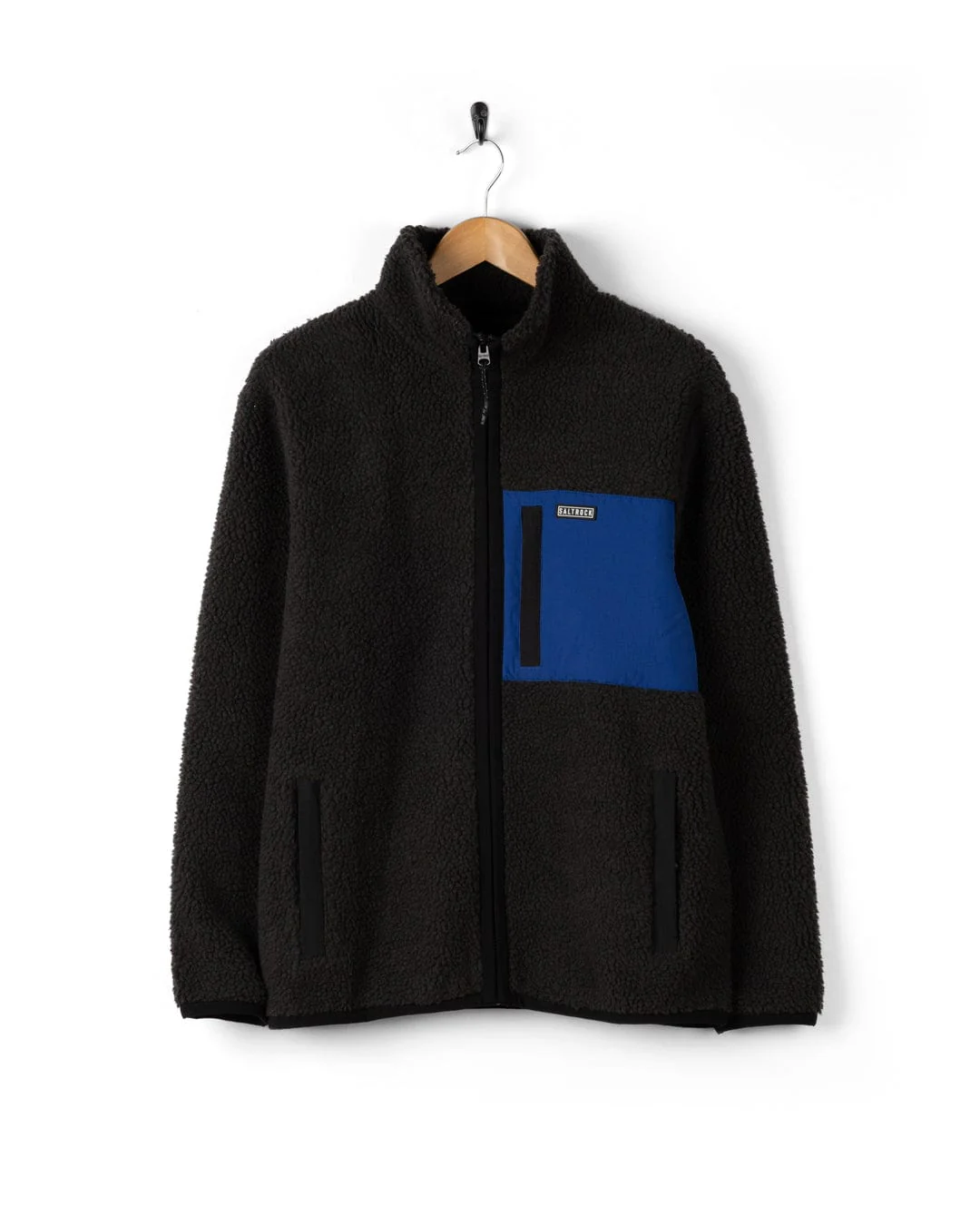 Wye 2 - Mens Sherpa Fleece - Grey/Blue - Image 6