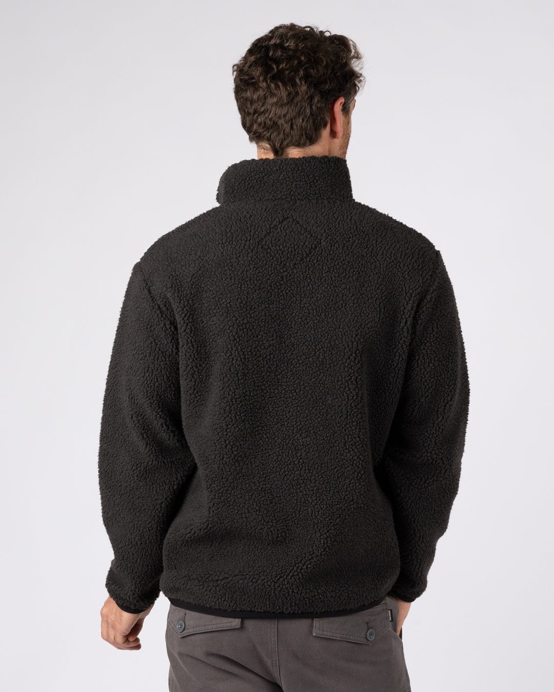 Wye 2 - Mens Sherpa Fleece - Grey/Blue - Image 9