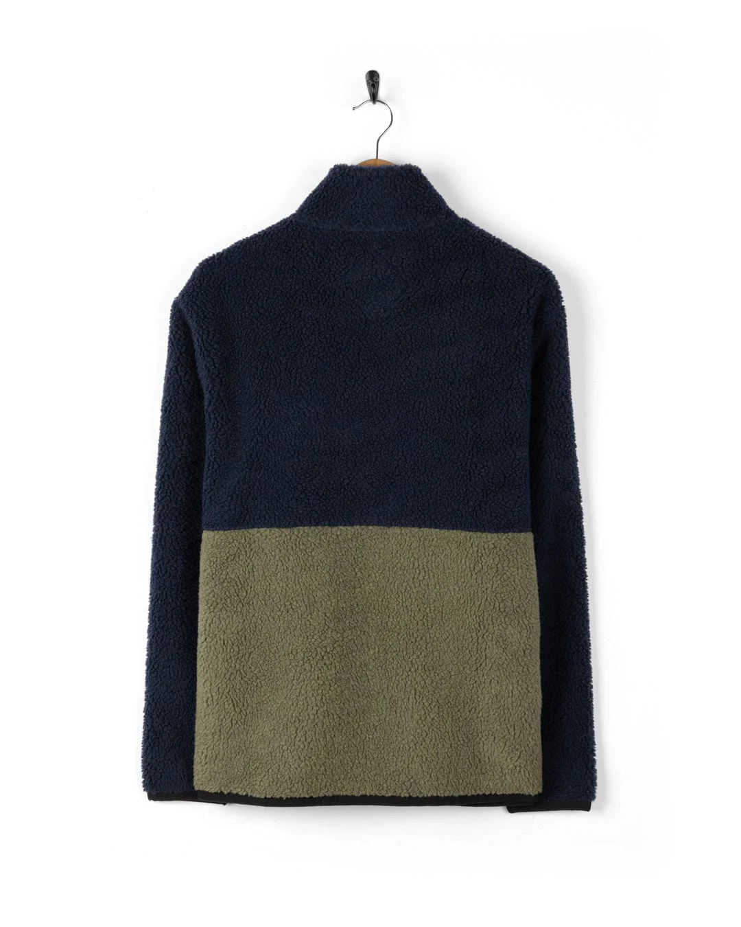 Wye - Mens Borg Zip Fleece - Blue - Image 12