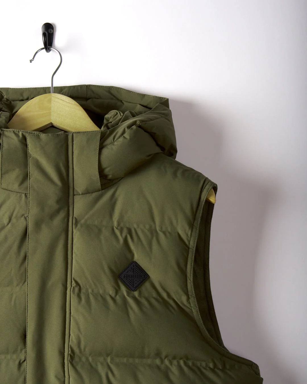 Xavier - Mens Padded Gilet - Green - Image 4