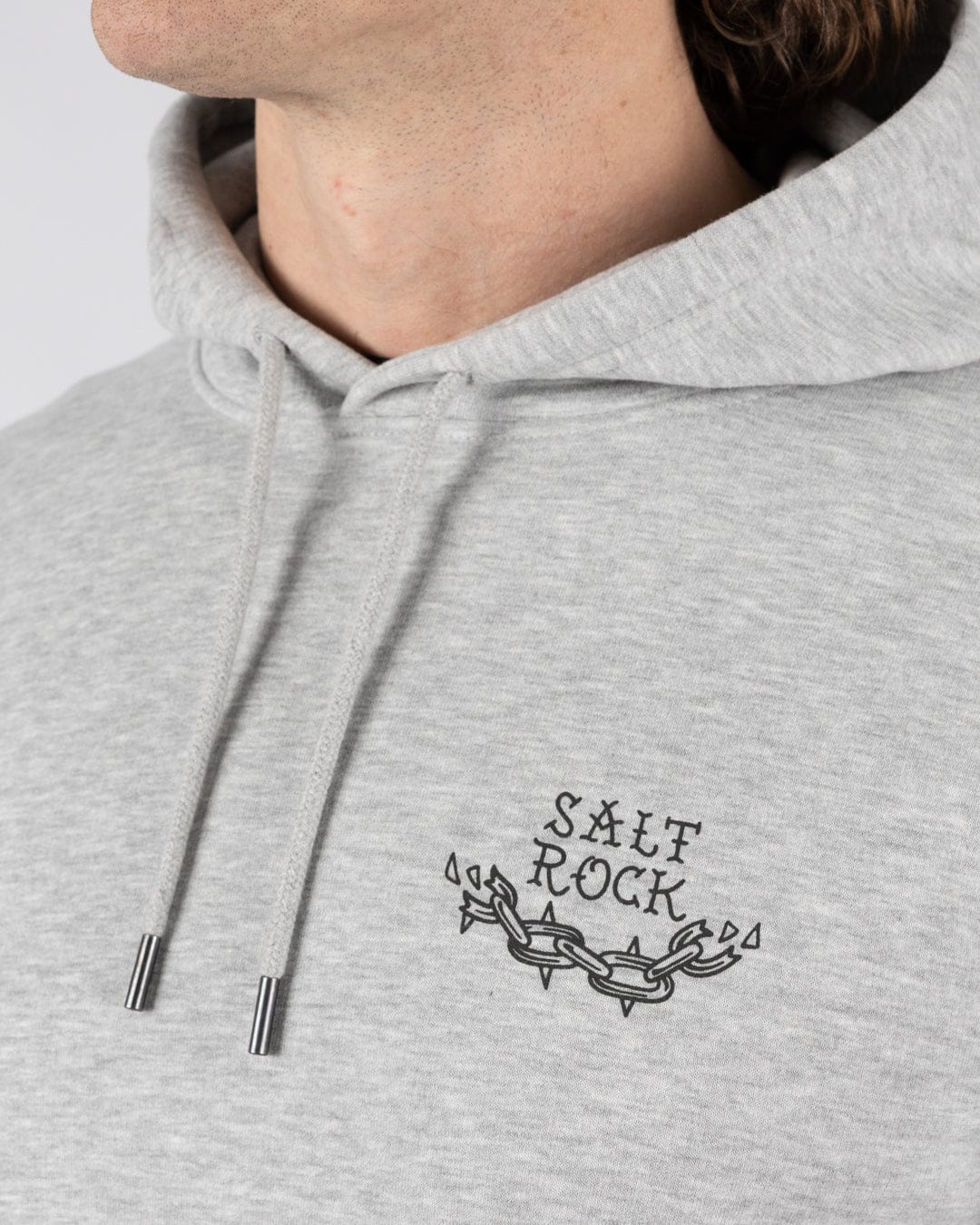 Yesterday's Youth - Mens Pop Hoodie - Grey - Image 4