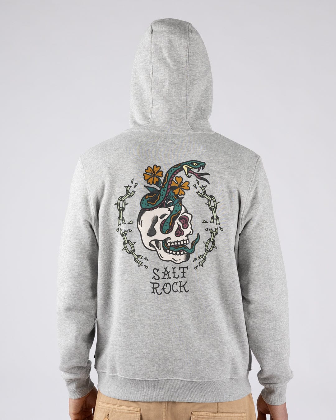 Yesterday's Youth - Mens Pop Hoodie - Grey - Image 5