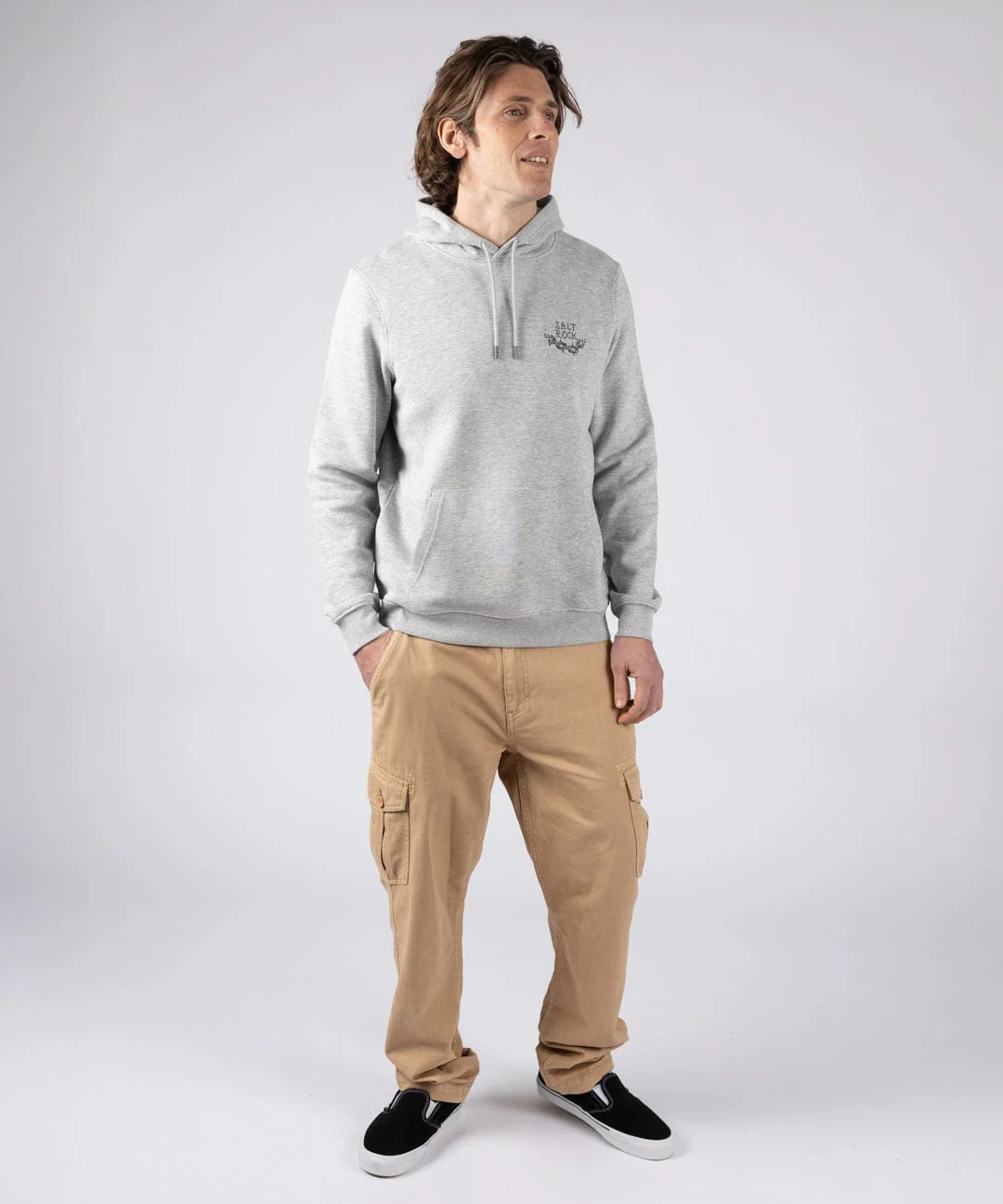 Yesterday's Youth - Mens Pop Hoodie - Grey - Image 6