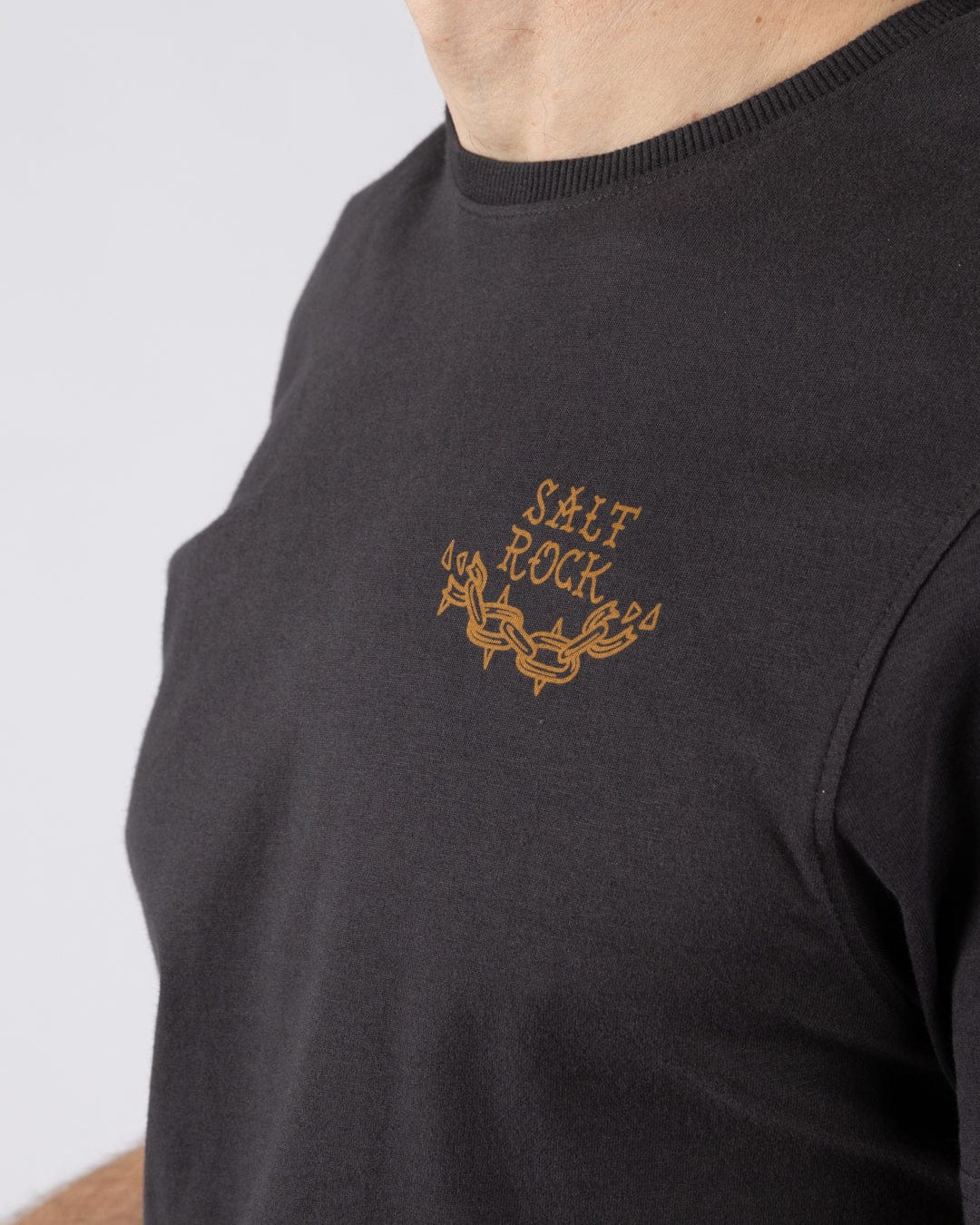 Yesterdays Youth - Mens Oversized Short Sleeve T-Shirt - Dark Grey - Image 4