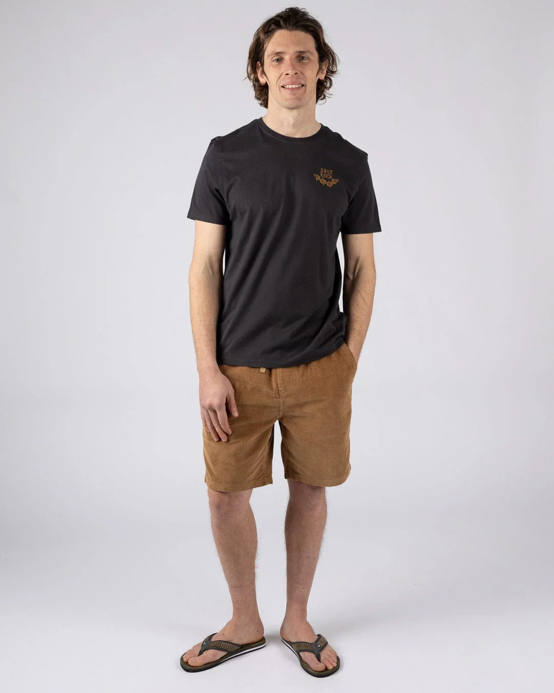 Yesterdays Youth - Mens Oversized Short Sleeve T-Shirt - Dark Grey - Image 5