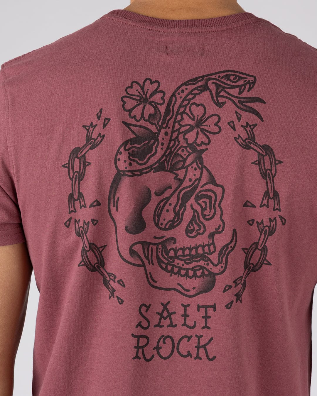 Yesterdays Youth - Mens Short Sleeve T-Shirt - Dark Pink - Image 3