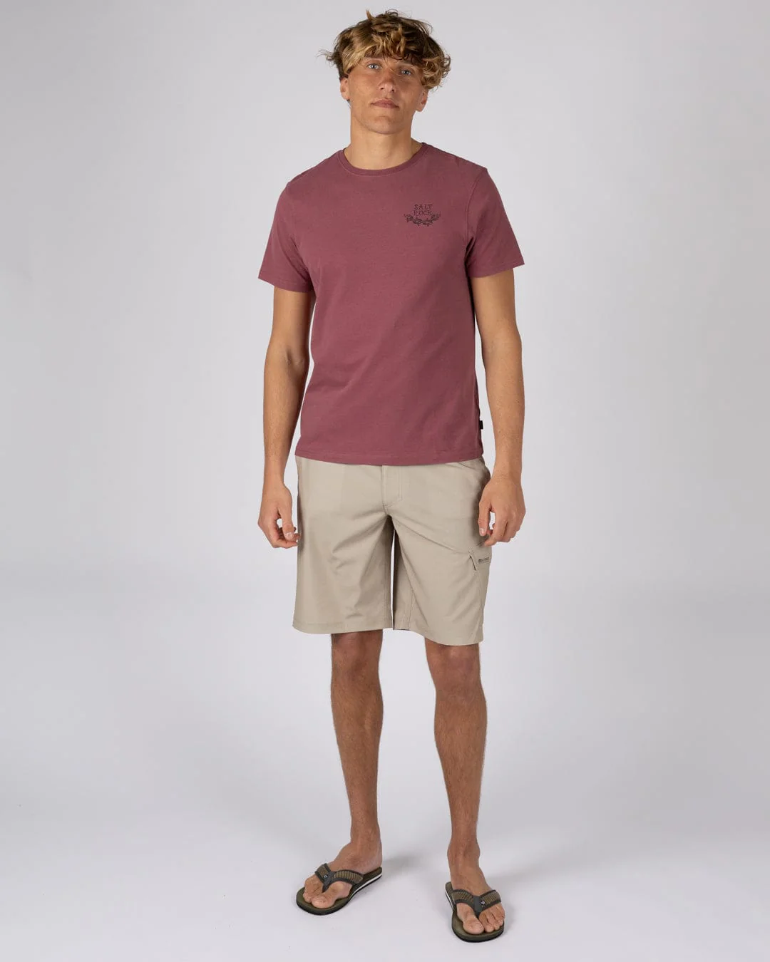 Yesterdays Youth - Mens Short Sleeve T-Shirt - Dark Pink - Image 5