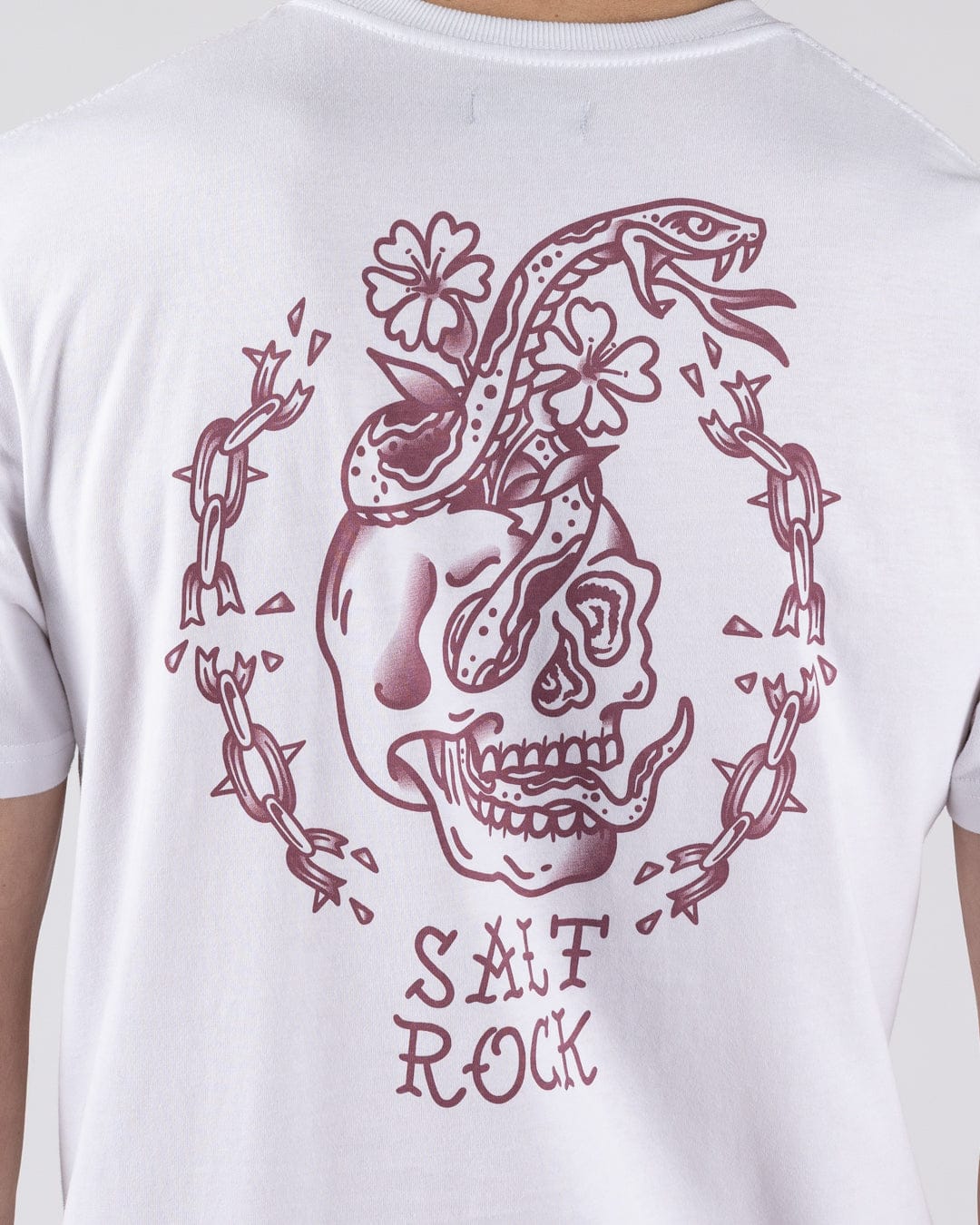 Yesterdays Youth - Mens Oversized Short Sleeve T-Shirt - White - Image 2