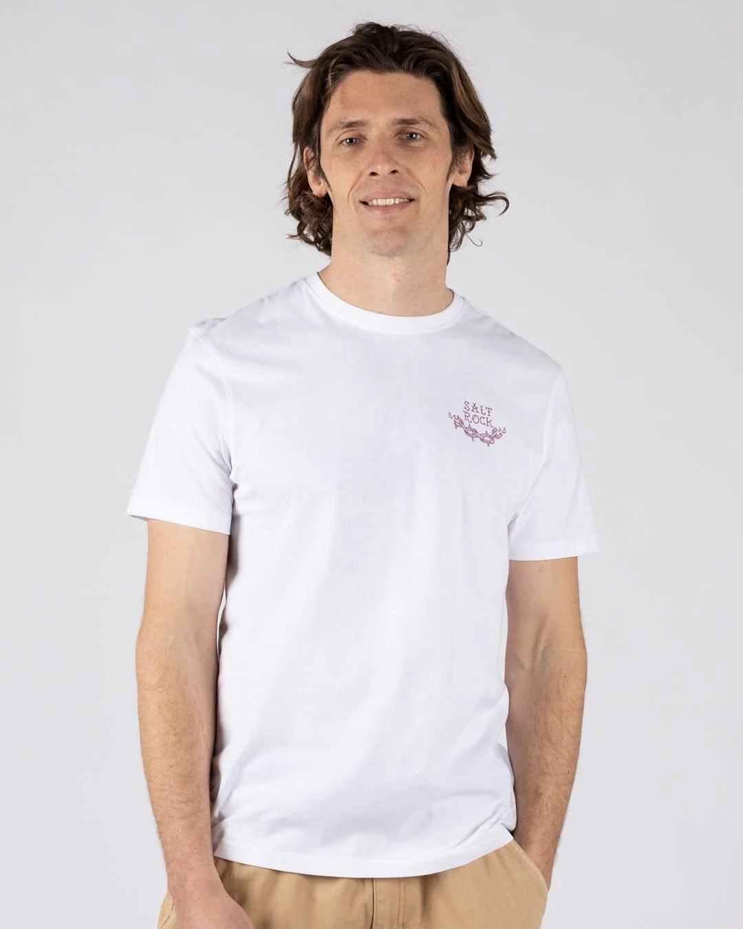 Yesterdays Youth - Mens Oversized Short Sleeve T-Shirt - White - Image 3