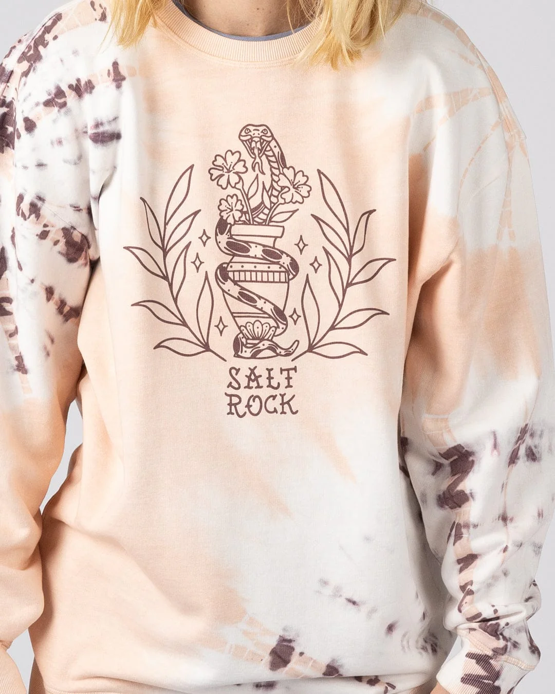 Yesterdays Youth - Womens Oversized Sweatshirt - Orange - Image 2