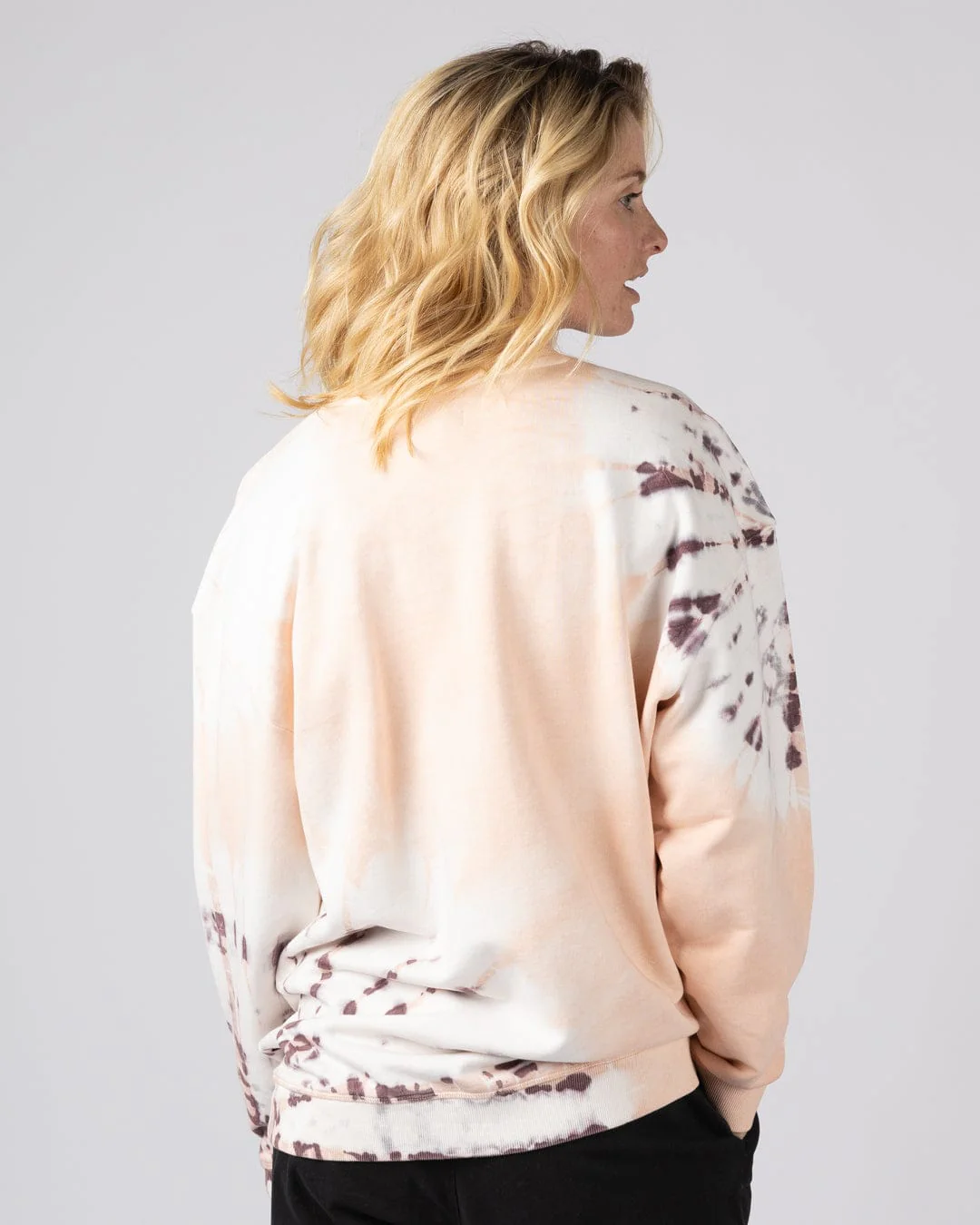 Yesterdays Youth - Womens Oversized Sweatshirt - Orange - Image 3